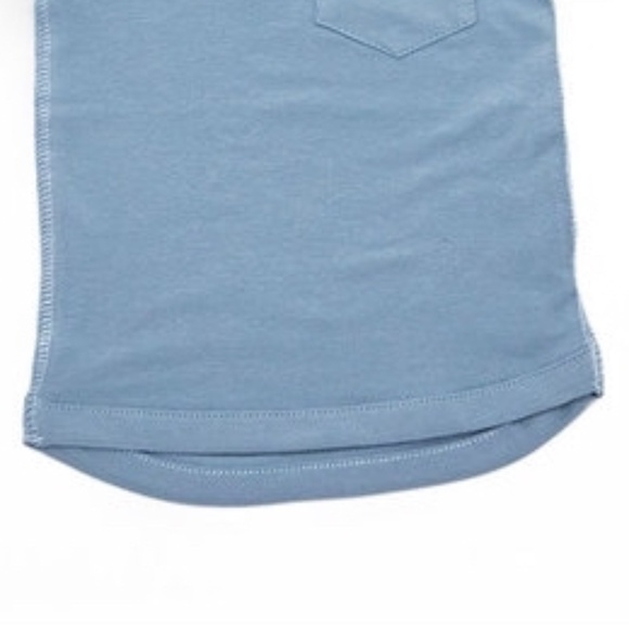 Long Sleeved Top - Misty Blue - Picture 3 of 3